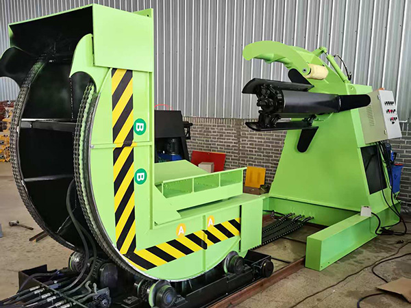 Hydraulic Uncoiler For Color Steel Roll Forming Line